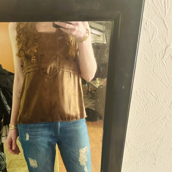 100% Silk Max Studio Petite Tank Top (size XS) - Picture 5 of 5